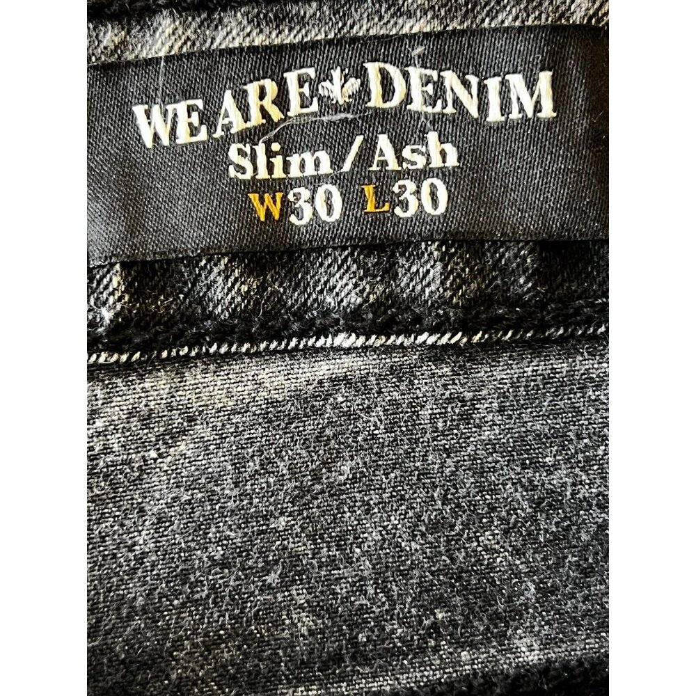 Buffalo Jeans Washed Black David Bitton Black Story Slim/ash 30/30. New No Tags - Picture 12 of 15